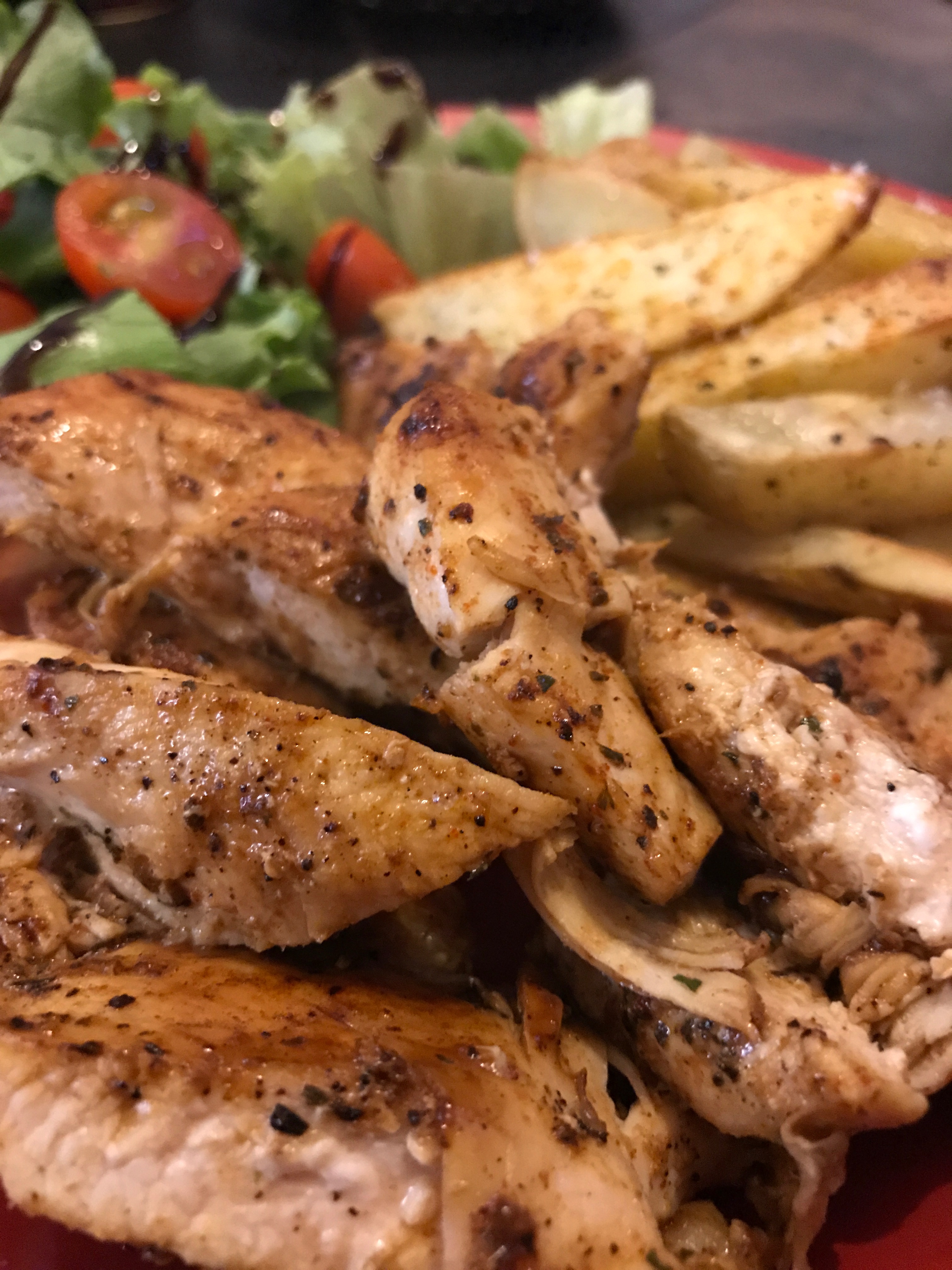 Spicy Chicken and Homemade Chips The PT Centre